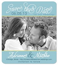 "Hay" Save the Date Magnet