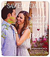 "Just the Two of Us" Save the Date Card