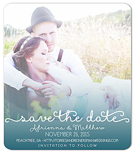 "Showcase" Save the Date Magnet