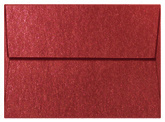 Mars Red Shimmer Envelope