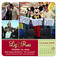 Disneyland Save the Date